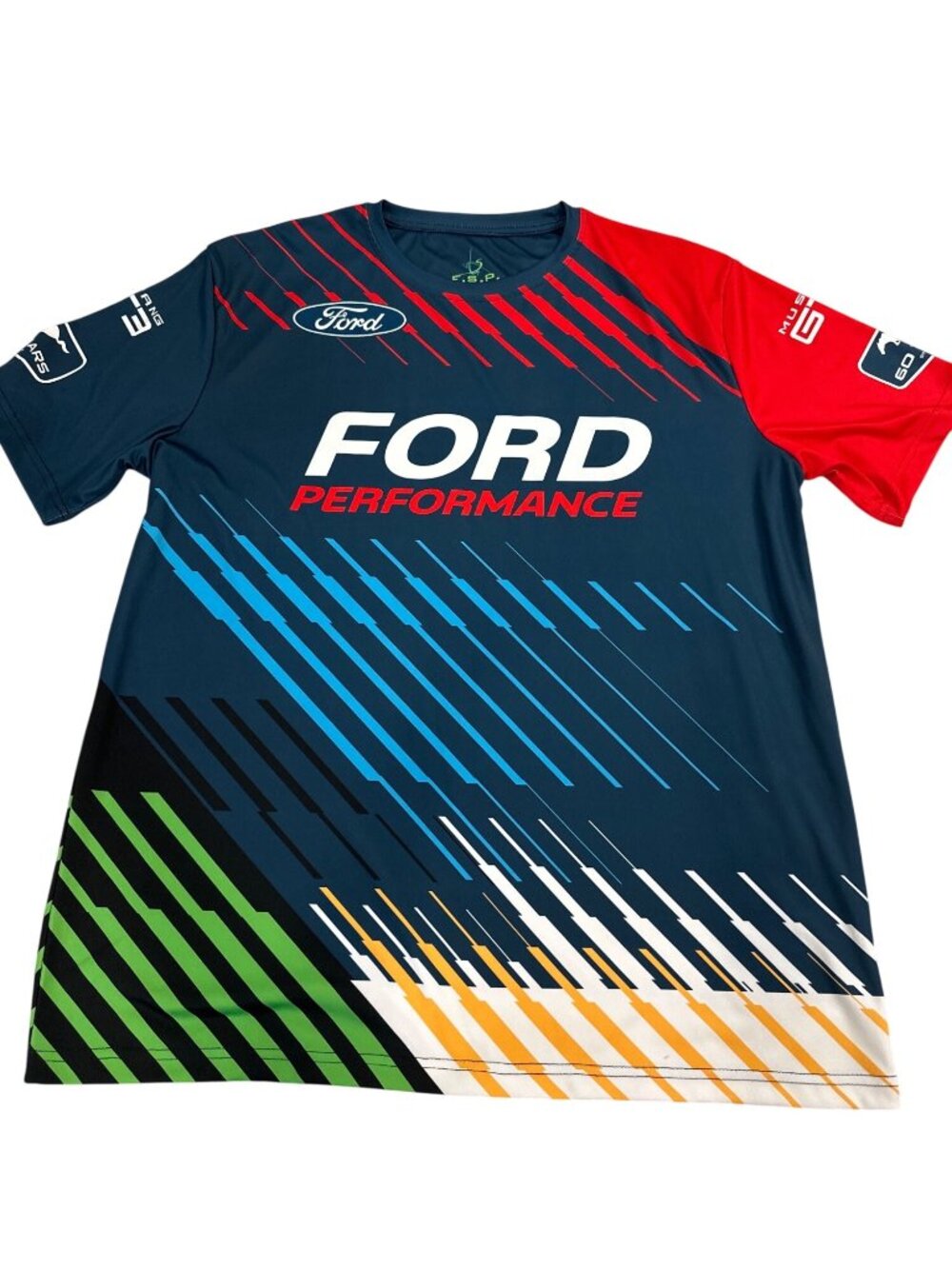 Ford Performance Graphic Mustang  Racing Shirt 2XL  GT3 60 Years motorsports
